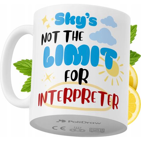 Lustige Tasse für Dolmetscher – Kaffee- oder Teetasse mit witzigem Textdesign – Ideal für Geburtstage, Namenstage, Feiertage und besondere Anlässe. Hochwertige Tasse für Zuhause, Büro und Arbeit. Farb