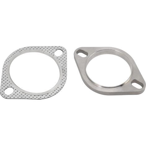 3-Zoll-2-Loch-Auspuffflansch-Anschlusssatz für Catback-Auspuffkrümmer (3" (77 mm)) (Referenz: TU-FLN03) (1/5)