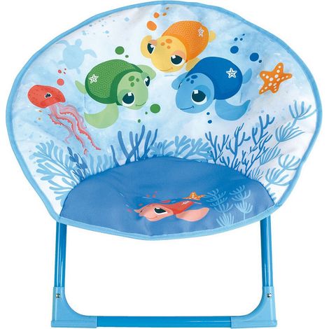 Fun house ma petite carapace siege lune pliable tortues aquatiques pour enfant h.47 x l.54 x p.42 cm (1/3)