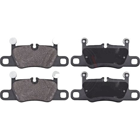 KIT PASTIGLIE FRENO POSTERIORI compatibile con PORSCHE 911 TARGA (992) / PASTIGLIE FRENANTI AUTO OEM P 65 031 / 98065200, / SOSTITUZIONE DIRETTA / BASSA POLVERE / SILENZIOSO