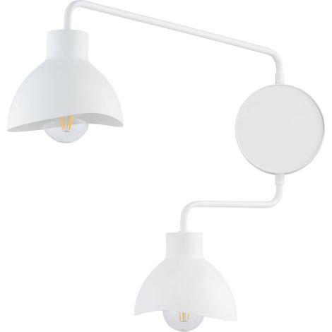 Applique murale double blanche moderne Holi 2xE27 Sigma (1/3)