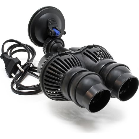 SunSun JVP-201A Pompa di movimento doppia per acquari 6000l/h 12W con supporto a ventosa