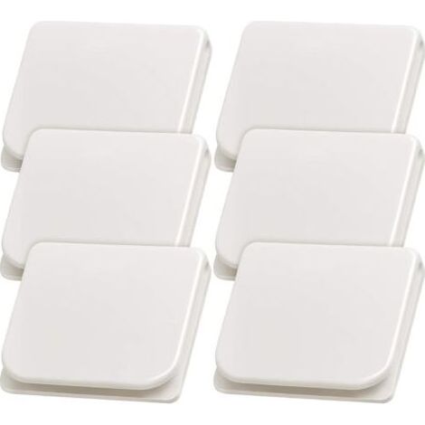 Clips de rideau de douche Clips de rideau de pulvérisation coupe-vent Clips de rideau autocollants Clips de protection de protection de douche (6 pièces) (1/5)
