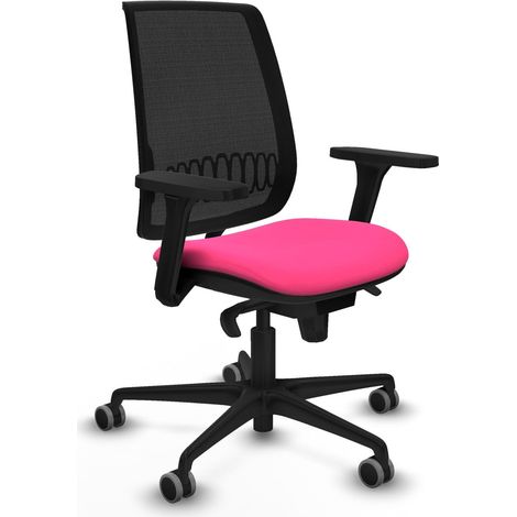 Chaise de bureau piqueras y crespo Alares noir mousse injectée (1/2)