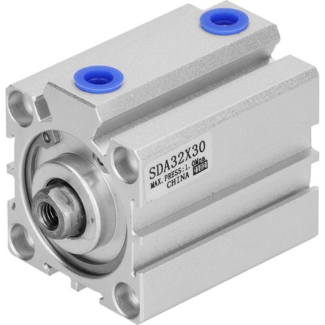 Cylindre pneumatique en aluminium mince à double effet, joint d'étanchéité, composants et accessoires pneumatiques, alésage 32 mm, SDA32x30 (1/5)