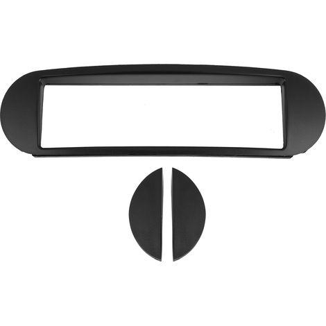 1Din Cadre Audio Centre Auto, Panneau Stéréo CD MP3 DVD, Insert Noir Habitacle Voiture (1/5)