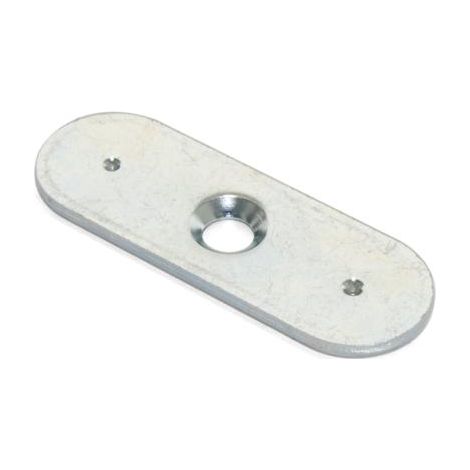 Placa oval para cierres magnéticos de sobreponer -