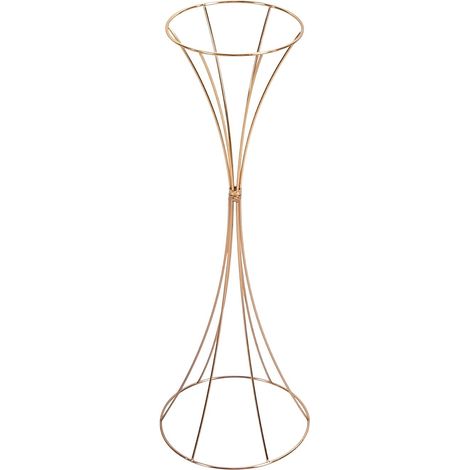 Ensemble de 3 supports à fleurs dorés pour décoration de table de mariage 3 hauteurs 50 cm 66 cm 79 cm Colonnes florales stables avec une capacité de charge de 30 kg (1/5)