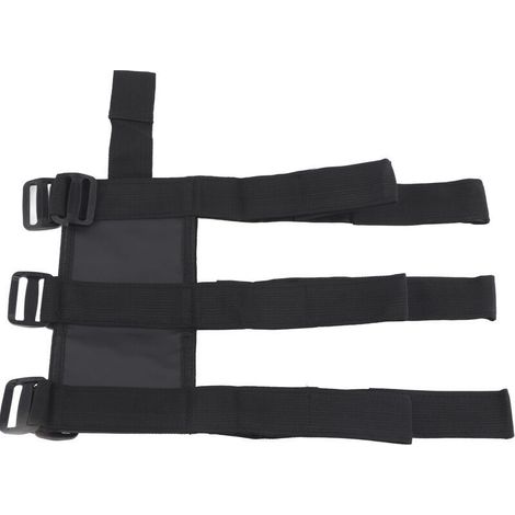 Staffa di montaggio per estintore auto con cinghia regolabile per Jeep Wrangler TJ YJ JK CJ, nera - Crezuo