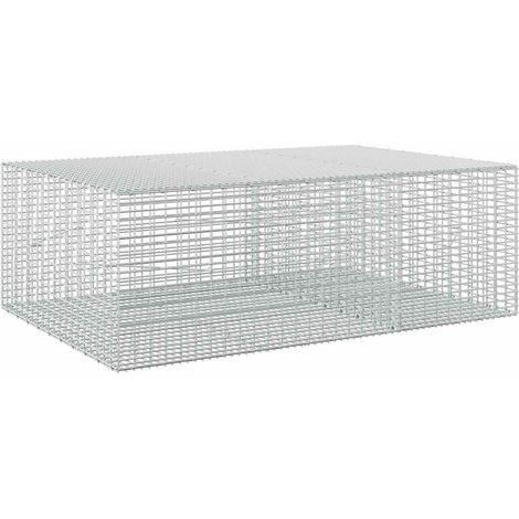 vidaXL Gabion with 3.5 mm Wire and 5x2.5 cm Mesh 150x100x50 cm (1/5)