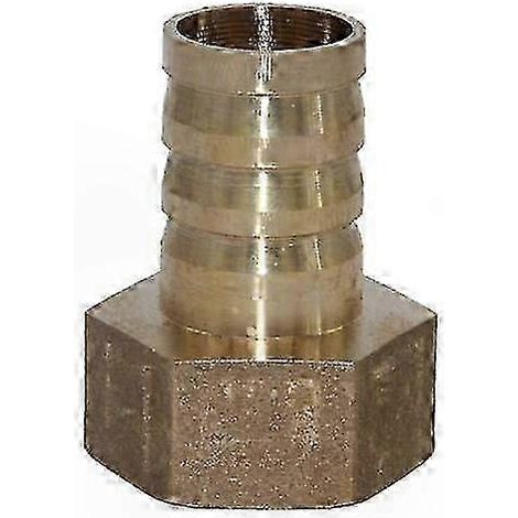 Messing-Rohrverschraubung, 2 Stück, 19 mm Schraubgewinde 3/4 NPT-Innengewinde, Adapteranschluss für Wasserdurchfluss (1/5)