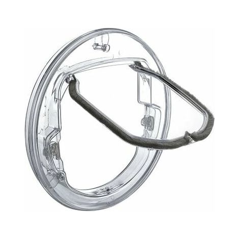 Two Way Controllable Dog Door Cat Door Pet Door Round Plastic Cat Door Dog Door Hole Pet Supplies (1/5)