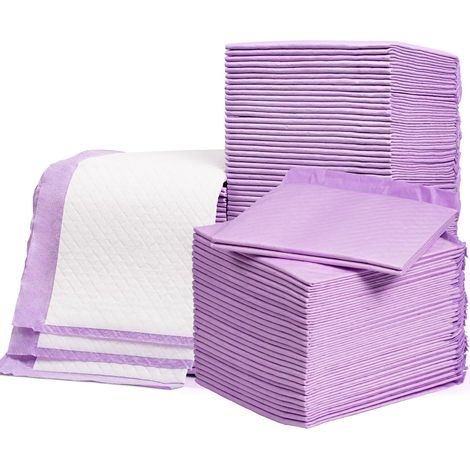 Matelas à Langer Bébé - Alèse Jetable Pack de 50 pour Table à Langer et Lit Bébé 45 x 60 cm Ultra Doux, Super absorbants et imperméables (1/5)