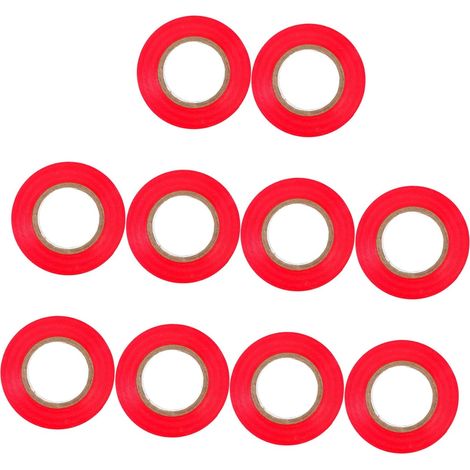 10 rouleaux de ruban isolant extérieur pour travaux électriques et (1/5)