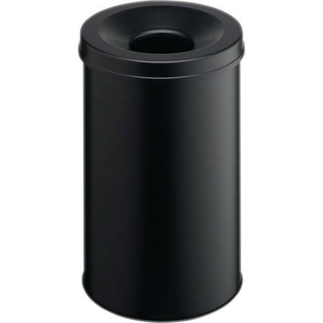 Durable Safe 330601 Cestino per la carta 30 l (Ø x A) 31.5 cm x 49.2 cm Metallo Nero 1 pz. (1/5)