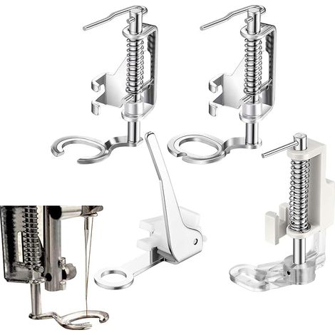 Machine à Coudre Le Pied Piquant - Kit de 4 Pièces Pied-de-biche Universel pour Broderie et Piqué Libre (1/5)