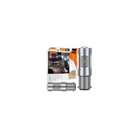 2 x Ampoules LED - 6 LED CREE 30W - P21/5W - Haut de Gamme - 1157 - Haute Puissance 5500K - Double intensité (1/5)
