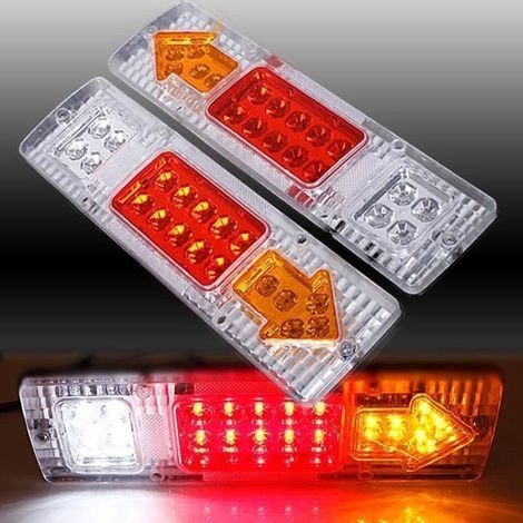 luci posteriori di stop a 75 LED da 12 V per barche, auto, rimorchi e camion (1/4)