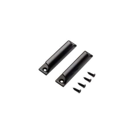 2-teiliges Außentürgriff-Set – Schiebetürgriff, verdeckter Innenschrankgriff, Schiebetürgriff, Küchentürgriff, Aluminiumlegierung, 90 mm Lochabstand – Crezuo (1/4)