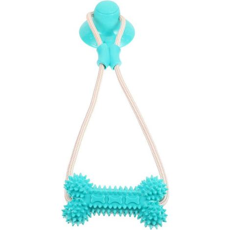Jouet à Mâcher pour Chien avec Ventouse Puissante Brosse à Dents Interactif en TPR Vert Jouets de Morsure Durable pour Chiots (1/5)