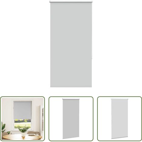 vidaXL Lichtschutz -  Verdunkelungsrollo Hellgrau 70x150 cm Stoffbreite 65,7 cm (1/5)
