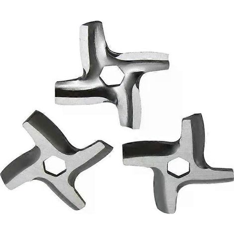 3-teiliges Fleischwolf-Messer-Set, Küchengeräte-Ersatzteile für Moulinex HV2, HV3, HV4, HV6, HV8, ME406, ME420, ME605, ME650-JXLGV (1/4)