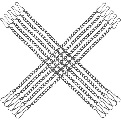 Stück Schwarze Metallkette aus Eisen zum Aufhängen von