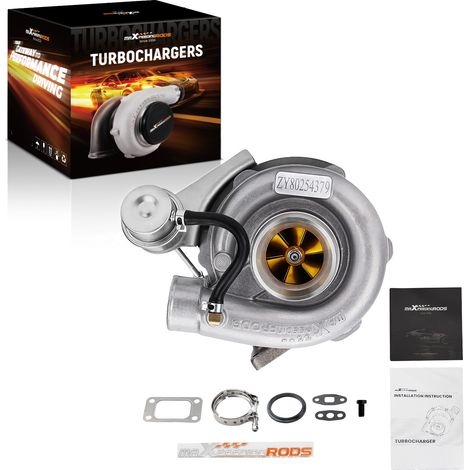 T3 T04E A/R .50 Turbine A/R .63 V-band Universal Turbo for 1.5- 2.5L 4 6 cyl (1/5)