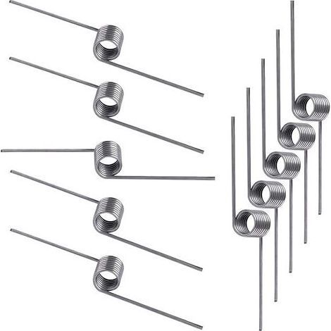 10 Ressorts de Torsion 0,5mm - Diamètre Extérieur 5mm, Angle 180° pour Réparations à Domicile (1/5)