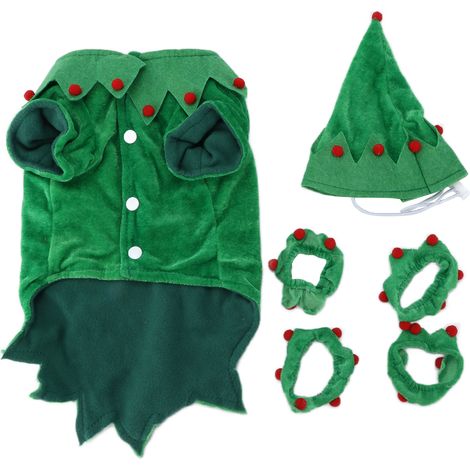Vêtements pour animaux de compagnie, Cosplay amusant, Costumes de noël doux et confortables pour chiens et chats XL. (1/5)