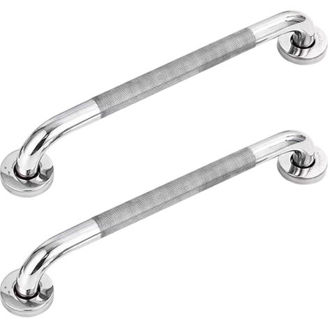 Agarradera De Seguridad - Acero Inoxidable 304 - 40 Cm - Para Ducha Bañera Y Escaleras - 2 Unidades (1/5)