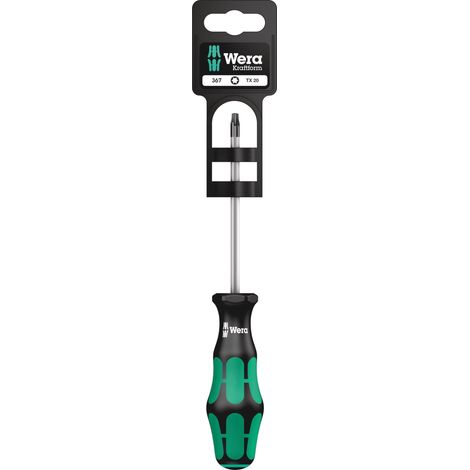 367 SB Tournevis TORX, TX 20 x 100 mm, Noir/vert (1/5)