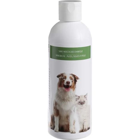 Shampoing insectifuge chien chat 200ml anti-parasites