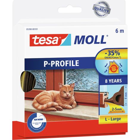 tesa P-PROFILE 05390-00101-00 Dichtband tesamoll® Braun (L x B) 6 m x 9 mm 1 St. (1/5)