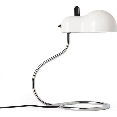 Lámpara De Mesa De Diseño "TOPOLINO" - E27 - Blanco (1/5)