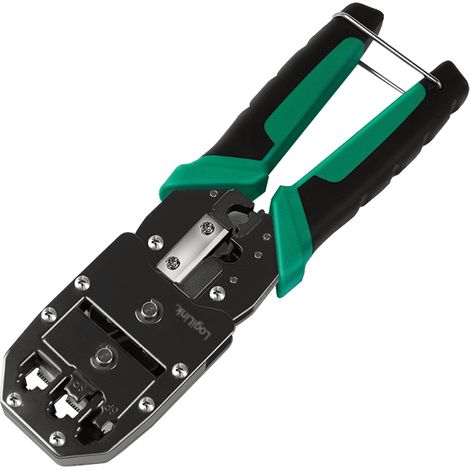 LogiLink WZ0079 crimpadora Herramienta para prensar Negro, Verde (1/3)