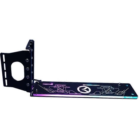 Support de montage vertical pour carte graphique PCI-E avec LED RGB 5V 12V-