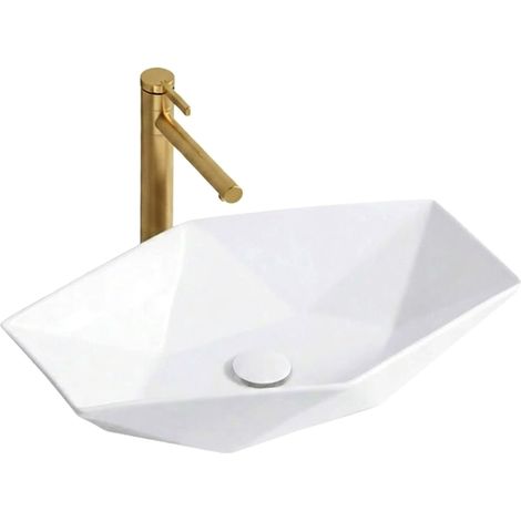 LAVABO DA APPOGGIO REA EURUS WHITE