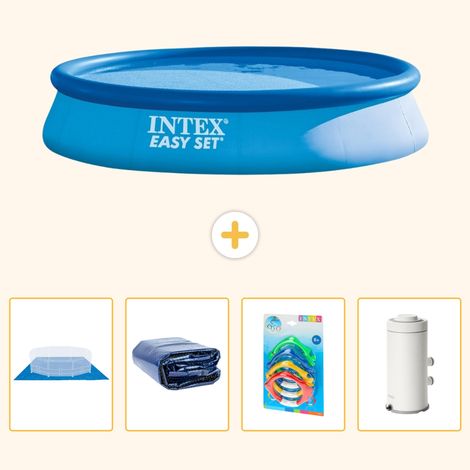 Intex Piscine Easy Set Ronde - 396x84 cm - 5-pièces S123 (1/5)