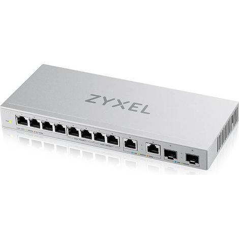 Zyxel XGS1010-12-ZZ0102F switch No administrado Gigabit Ethernet (10/100/1000) Gris (1/5)