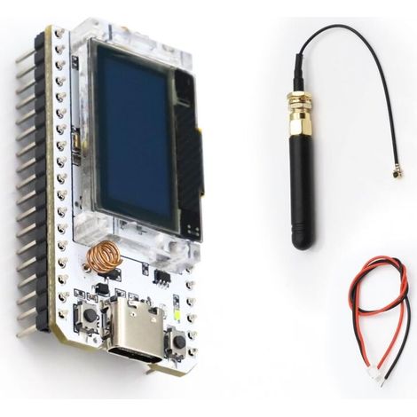 LoRa Development Board for ESP-32 V3 with OLED Screen and Antenna, Dual-Core 240 MHz Bluetooth WiFi USB C for ESP-32 IoT Board 863 928 MHz for Arduino (1/4)