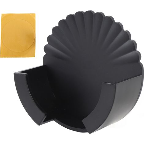 Coffee Portafilter Wall Mount Rack ABS Plastic Adhesive Portafilter Wall Holder For 58mm 51mm Coffee Portafilter Black (1/5)