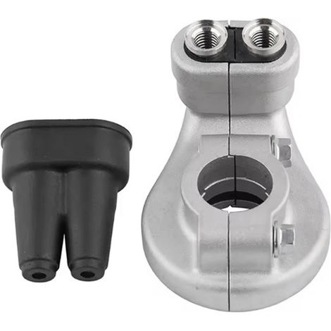 1 set. Color: Silver. Material: Metal. Throttle grip housing for KTM motorcycles.--DTEKGAZ (1/5)