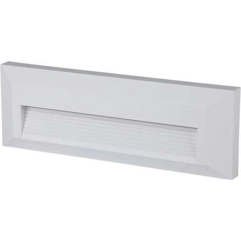 3W LED FARETTO CALPESTABILE CORPO BIANCO RETANGOLARE 4000K - Luce NATURALE (1/5)