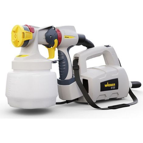 Wagner – Pistolet à peinture 450W – Buse I-SPRAY pour peinture non diluée – Réglage de la quantité de peinture – 2361524