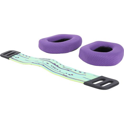 Atmungsaktive Ohrpolster aus Mesh für Kopfhörer, Ohrpolster aus hochdichtem Memory-Schaum mit Kopfbandriemen für kabelgebundene G733- und kabellose G335-Gaming-Headsets (lila) (1/5)