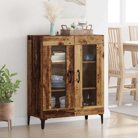 vidaXL Credenza Legno vecchio 69,5 x 34 x 90 cm