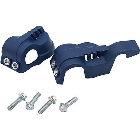 Amortisseurs de moto en plastique, suspension pour un confort de conduite optimal, accessoires et améliorations pour moto (bleu). (1/4)