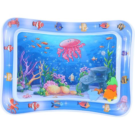 Tapis Sensoriel Eau - Tapis Gonflable Épais pour Chat Chien - Jouet Interactif pour Animaux Domestiques - Usage Intérieur Extérieur - 1 Pièce (1/5)
