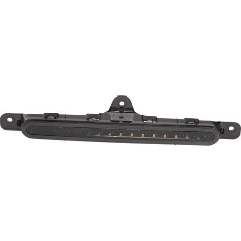 Tercera luz de freno, ABS + Metal Luz de freno de alto nivel Tercera luz de freno Luz de freno ahumada Reemplazo de luz de freno para Ford Mustang 2010-2014 Perno de culata. (1/5)